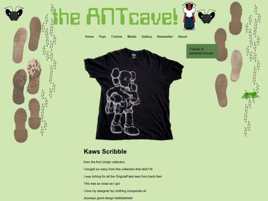 T-Shirts/T-shirt Descriptions/kawsscribble screenshot