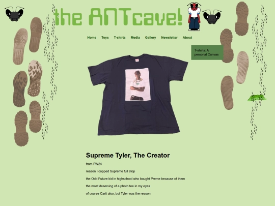 T-Shirts/T-shirt Descriptions/supremetyler screenshot