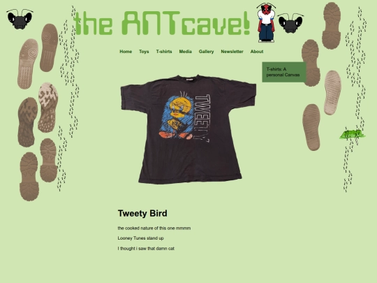 T-Shirts/T-shirt Descriptions/tweety screenshot