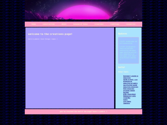creations screenshot