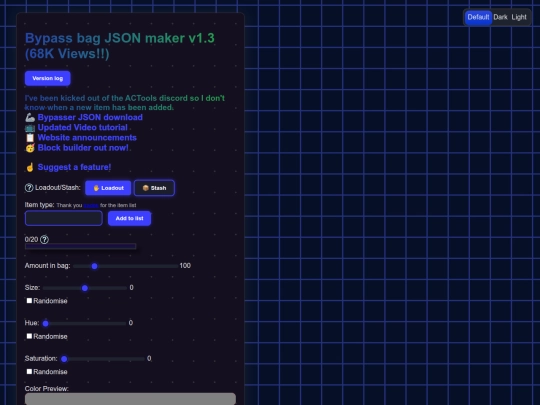 bypass-bags screenshot