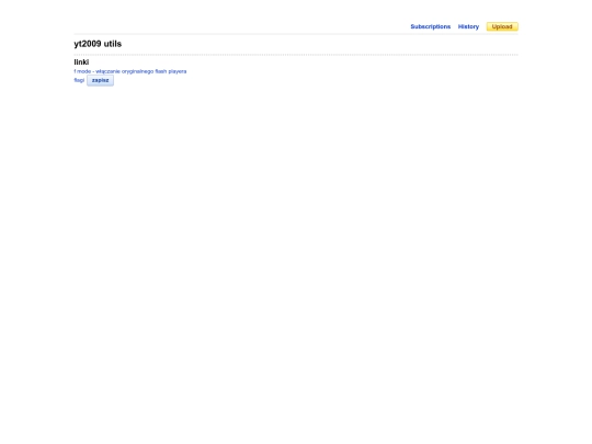 yt2009_utils screenshot