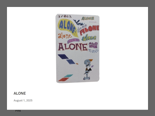 art/alone screenshot