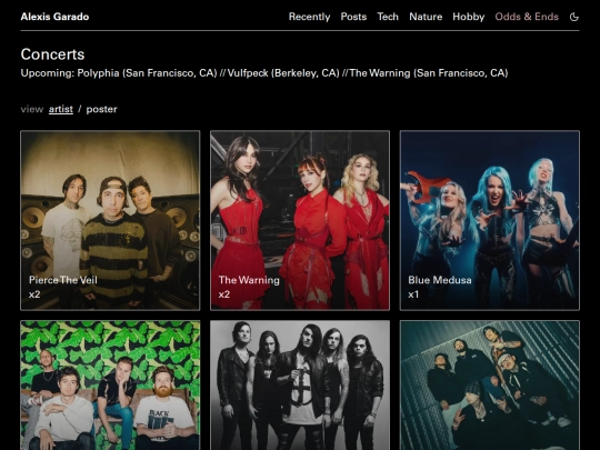 concerts screenshot