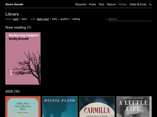 library screenshot