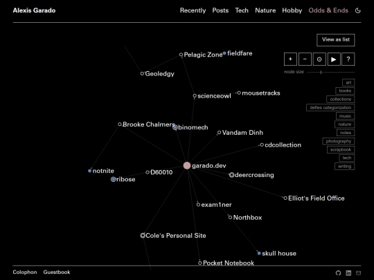webgraph screenshot