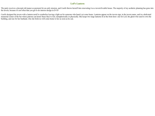 LeifsLantern screenshot