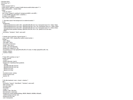 index screenshot