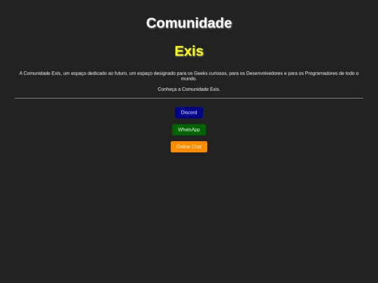 comunidade screenshot