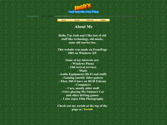 index screenshot