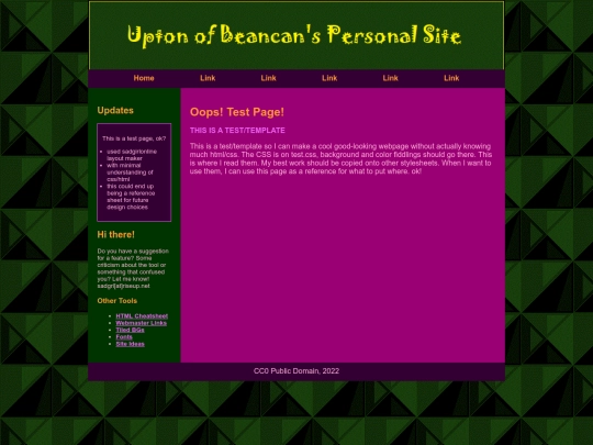 tests screenshot