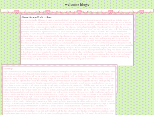blogz screenshot
