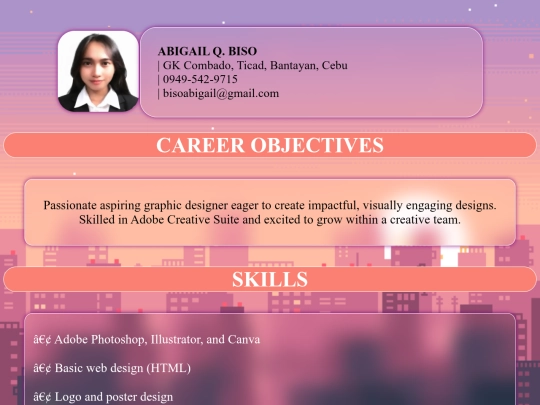 skills screenshot