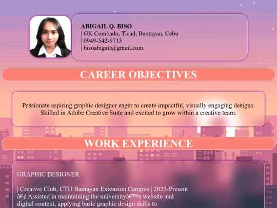 workexp screenshot