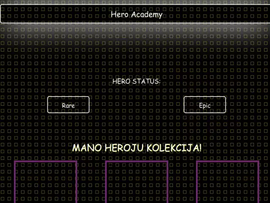 heroju korteles screenshot