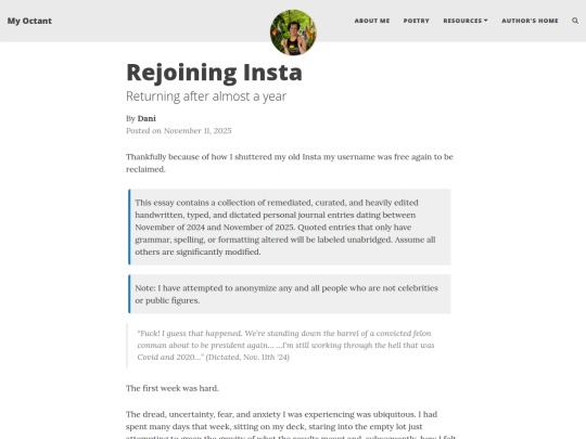 2025-11-11-rejoining-insta screenshot