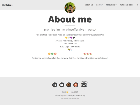 aboutme screenshot