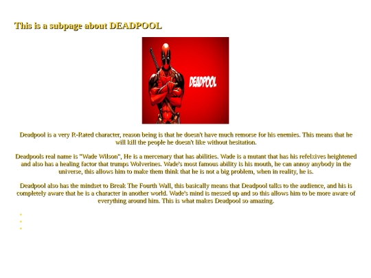 Deadpool screenshot
