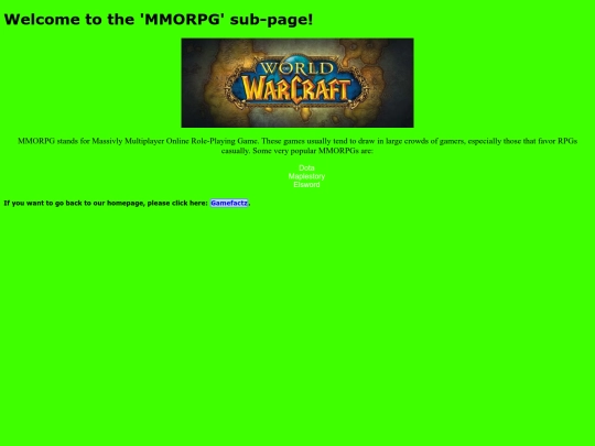 MMORPG screenshot
