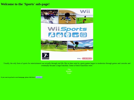 Sports screenshot