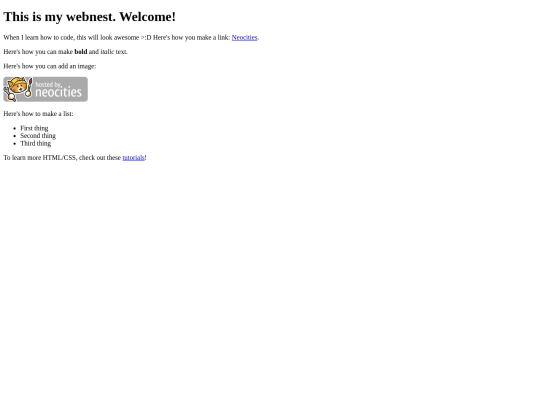 index screenshot
