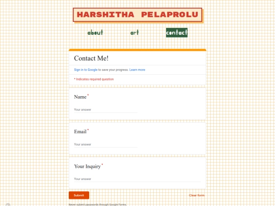 contact screenshot