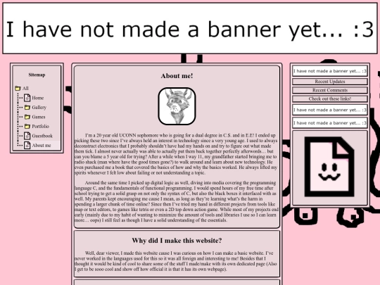 about-me screenshot