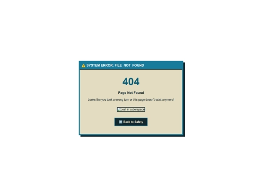 not_found screenshot