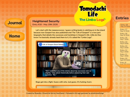 tomodachi-ltd-journal screenshot