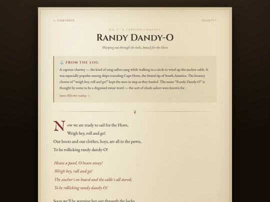 shanties/songs/randy-dandy-oh screenshot