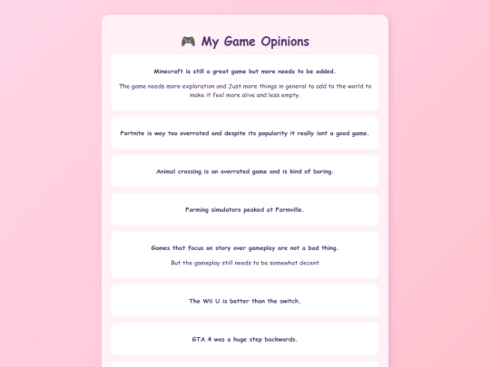 games screenshot