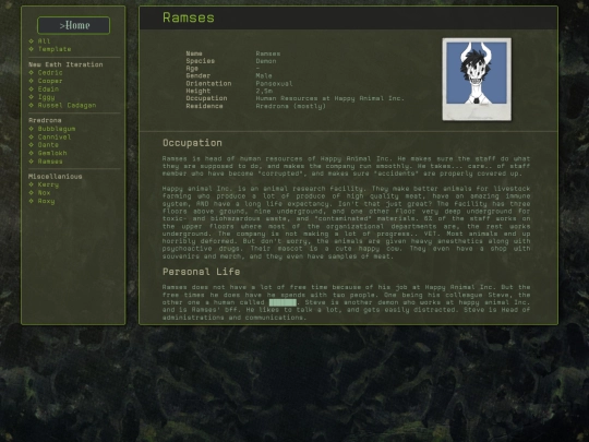 home/ocs/ramses/ramses screenshot