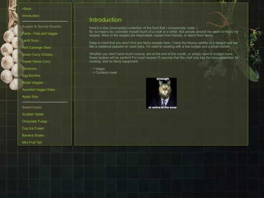 home/recipes screenshot
