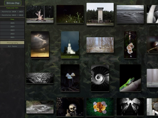portfolio/photography screenshot