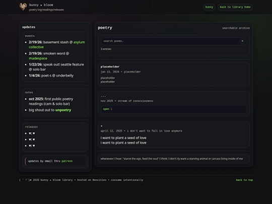 poetry screenshot