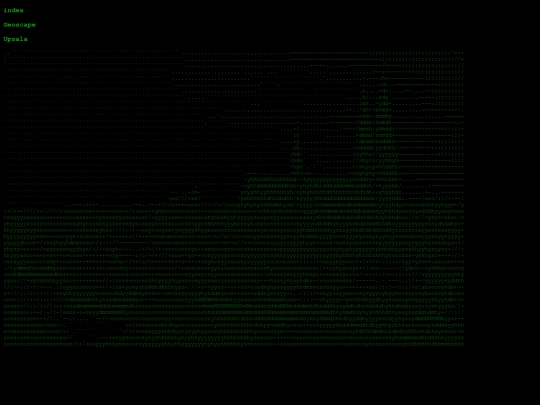 Geoscape/upsala screenshot