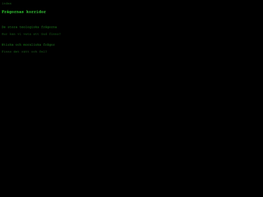 hallway_questions screenshot