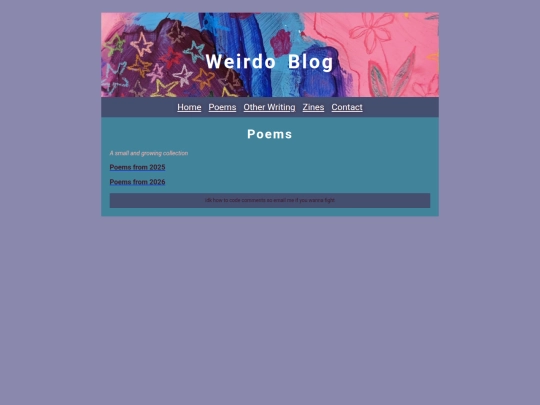 Poems screenshot