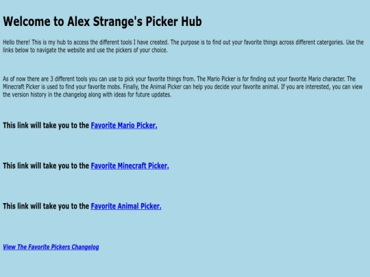 index screenshot