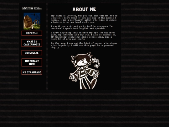 aboutme screenshot