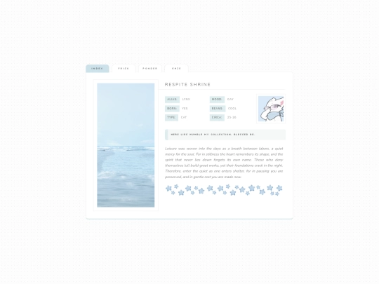 index screenshot