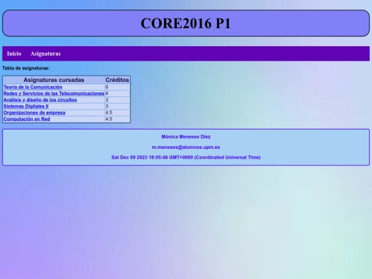 Practica1/asignaturas screenshot