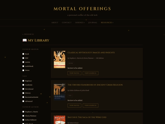 library screenshot