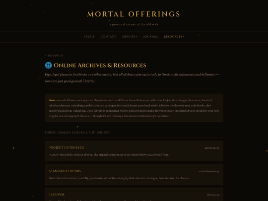 online-resources screenshot