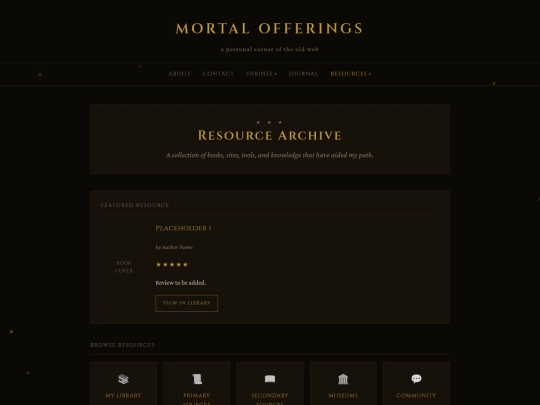 resources screenshot