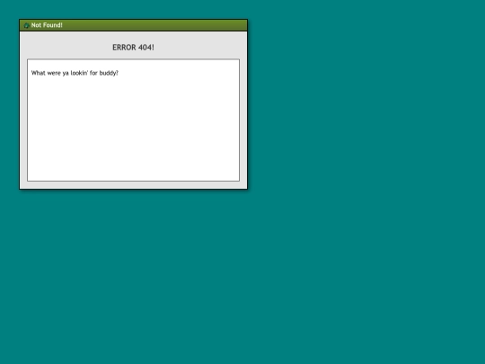 not_found screenshot