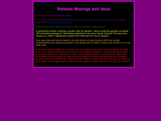 random-musings screenshot