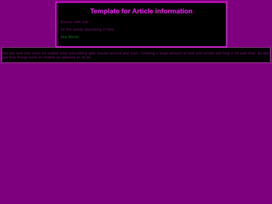 test screenshot