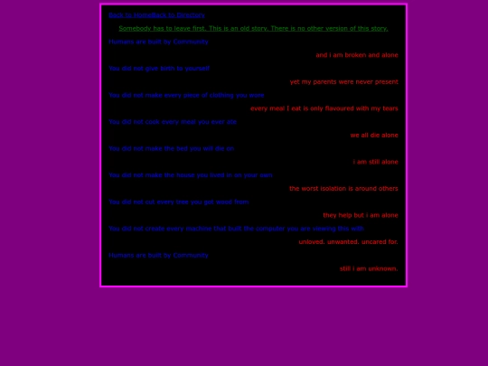 unloved screenshot