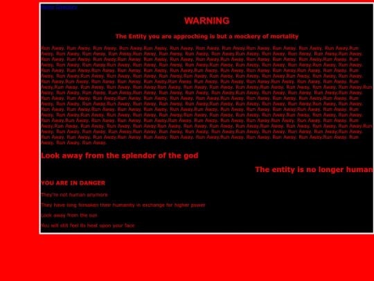 warning screenshot